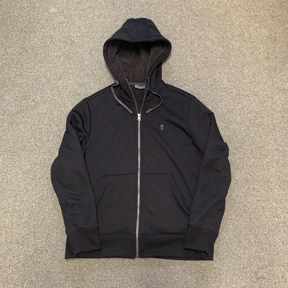 Free Country Men's Sherpa Lined Mountain Fleece Hoodie